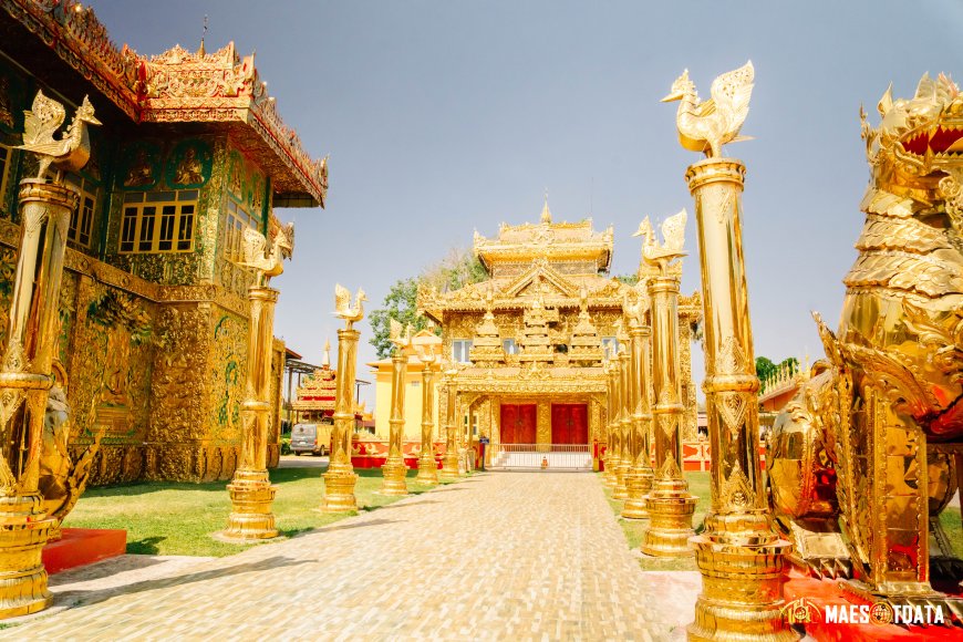 วัดไทยวัฒนาราม จังหวัดตาก ประเทศไทย  (Wat Thai Wattanaram, Tak, Thailand)