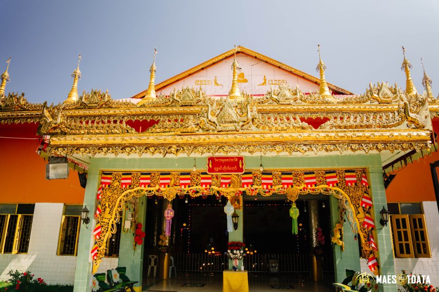 วัดไทยวัฒนาราม จังหวัดตาก ประเทศไทย  (Wat Thai Wattanaram, Tak, Thailand)