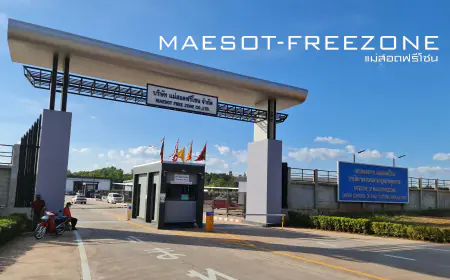 แม่สอดฟรีโซน Maesot Freezone บริการพื้นที่เช่า