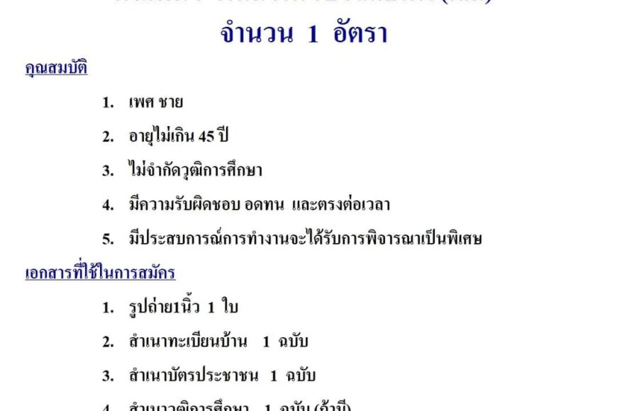 ด่วน!!! บริษัท แม่ปิงพนากิจ จำกัด รับสมัครพนักงาน 1 อัตรา