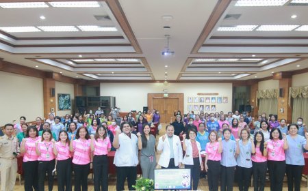 รพ.แม่สอด จัดอบรมโครงการโรงเรียนเบาหวานปรับโภชนาการและพฤติกรรมสุขภาพในการรักษาเบาหวาน