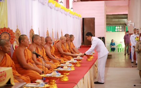 รองผู้ว่าฯ เป็นประธานในพิธีถวายภัตตาหาร ในการสอบบาลีสนามหลวง ครั้งที 1