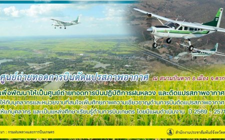 โครงการจัดตั้ง ศูนย์ถ่ายทอดการบินดัดแปรสภาพอากาศ
