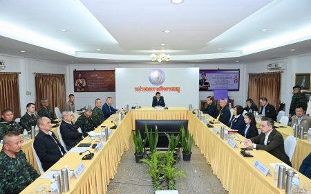 รองนายกรัฐมนตรี และรัฐมนตรีว่าการกระทรวงการต่างประเทศ ลงพื้นที่อำเภอแม่สอด จังหวัดตาก