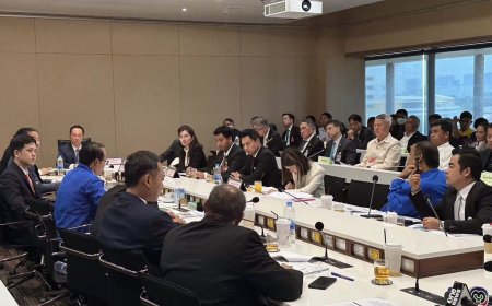 ผู้ว่าราชการจังหวัดตากเข้าร่วมประชุมเกี่ยวกับการขนกากแร่อุตสาหกรรม