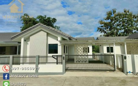 MAESOT HOME ขออนุญาตนำเสนอ “บ้านเดี่ยว”