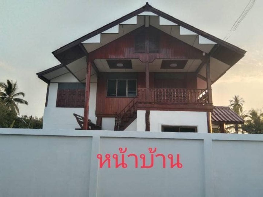 ขายบ้านไม้สักทอง บ้านแม่ตาว