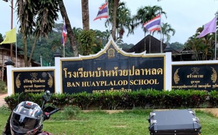 โรงเรียนบ้านห้วยปลาหลด ต.ด่านแม่ละเมา อ.แม่สอด