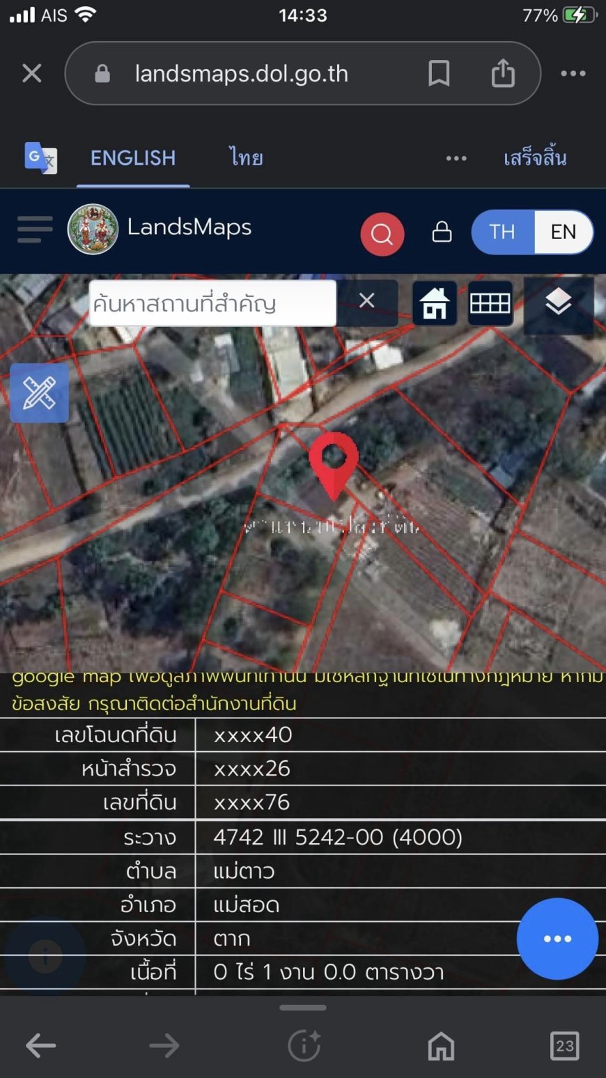 ขายที่ดิน