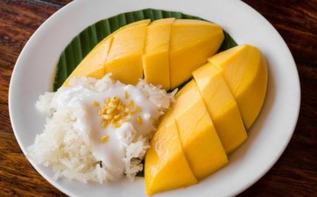 ข้าวเหนียวมะม่วงกะทิสด สินค้า OTOP