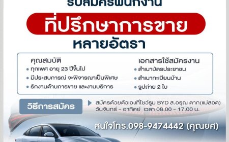 BYD ส.อรุณ ตาก(แม่สอด) รับสมัครพนักงาน หลายอัตรา