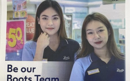 ร้าน Boots โรบินสันแม่สอด รับสมัครพนักงาน Part time 1ตำแหน่ง