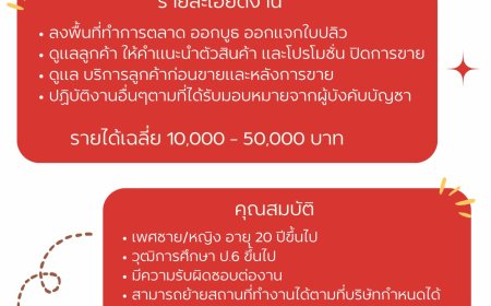 บริษัท สยามชัย เซอร์วิส จำกัด เปิดรับสมัครพนักงาน