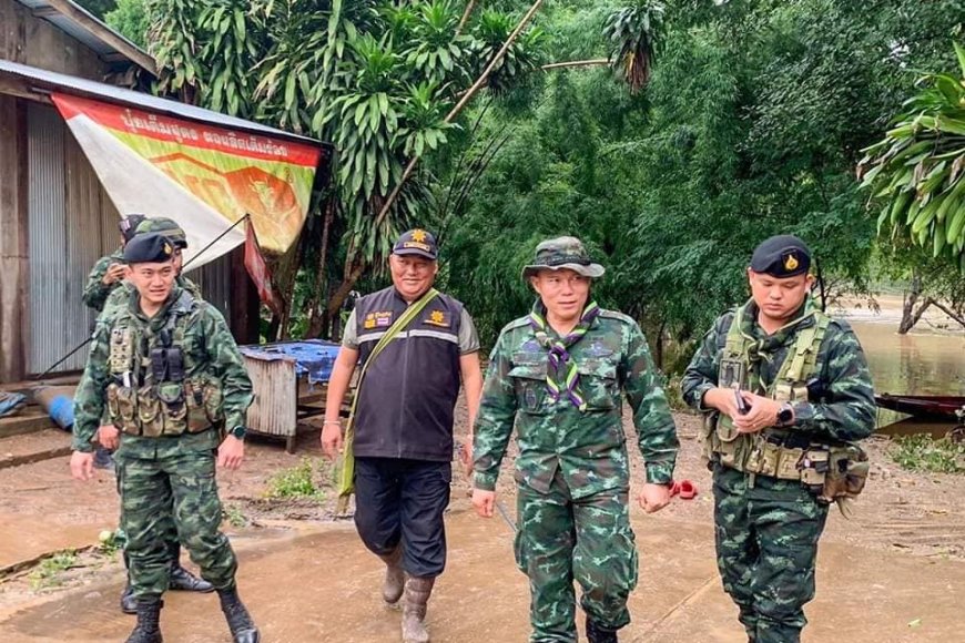 ติดตามสถานการณ์น้ำบริเวณแนวชายแดน
