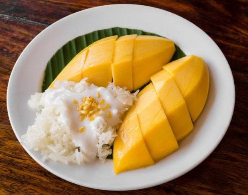 ข้าวเหนียวมะม่วงกะทิสด สินค้า OTOP