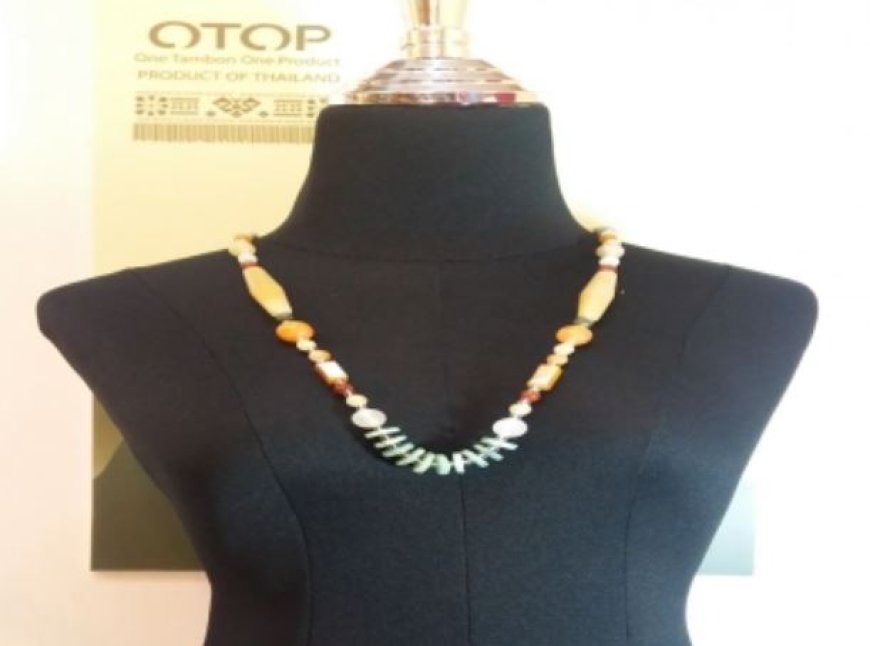 สร้อยคอหยก สินค้า OTOP แม่สอด