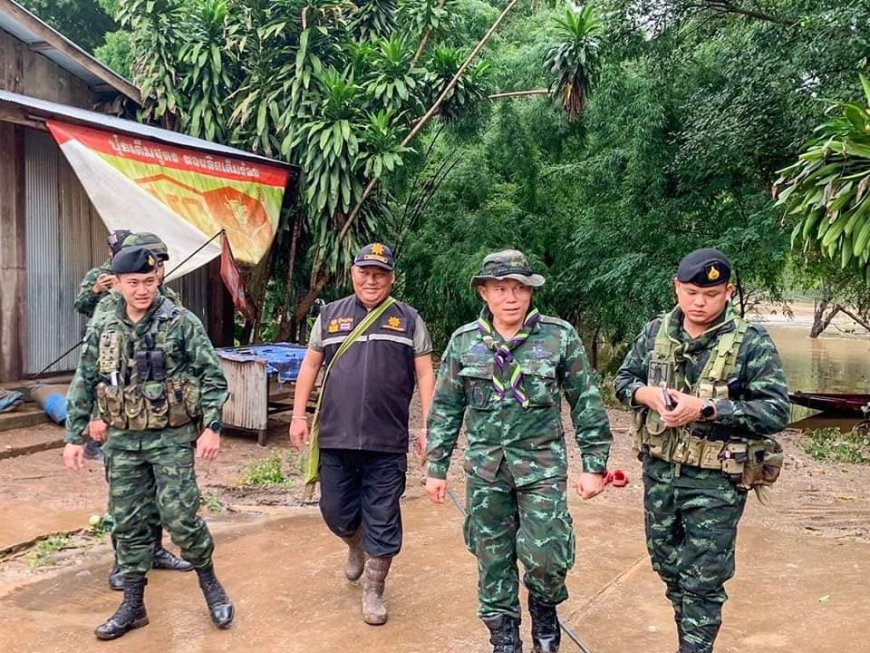 ติดตามสถานการณ์น้ำบริเวณแนวชายแดน