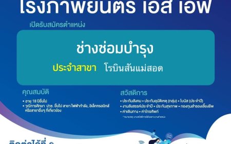 โรงภาพยนตร์ SF Cinema เปิดรับสมัครงาน โรบินสันแม่สอด