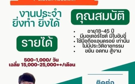 รับสมัคร ไรเดอร์ ประจำ7-eleven จังหวัดตาก