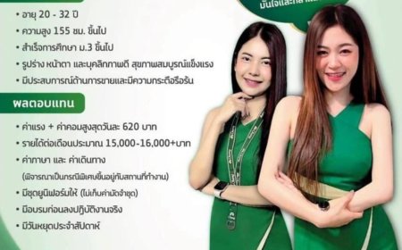 รับสมัครพนักงานส่งเสริมการขายPG พื้นที่จังหวัด อ.แม่สอด