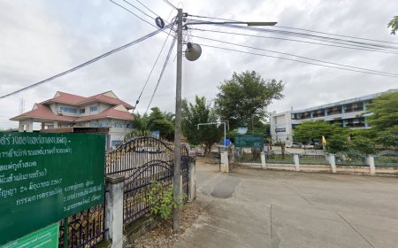อาคารศูนย์บริการและส่งเสริมการเรียนรู้ชุมชน เทศบาลตำบลแม่กุ