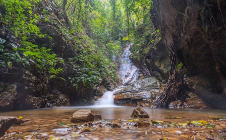 สถานที่ท่องเที่ยว น้ำตกปางอ้าน้อย