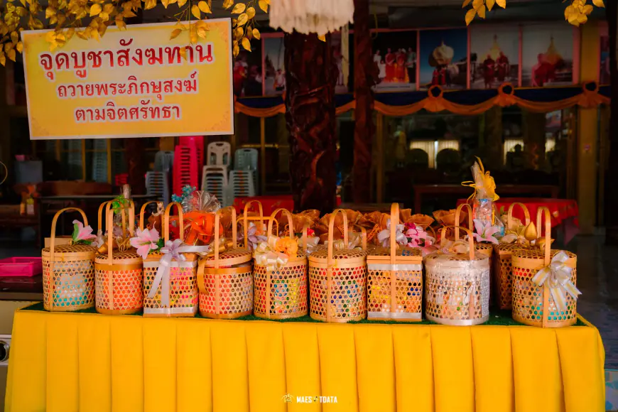  จุดบูชา สังฆทาน วัดไทยสามัคคี อำเภอแม่สอด จังหวัดตาก