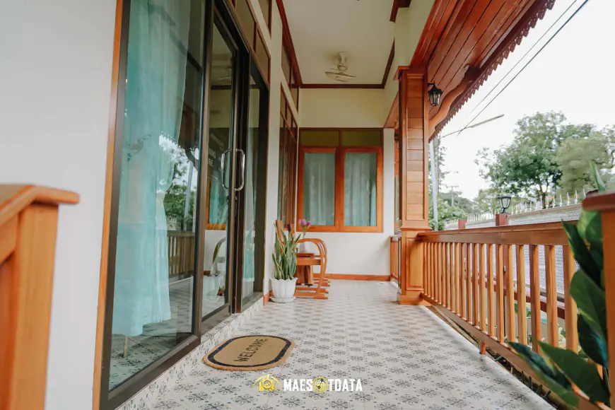 หน้าร้าน พิมพ์ ไทย คาเฟ่ คาเฟ่ย่านแม่สอด จังหวัดตาก